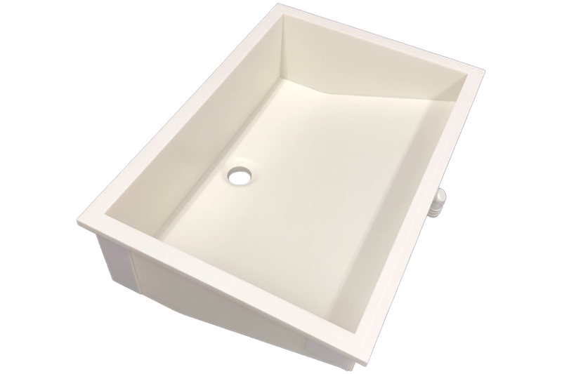 Custom Ramping Lavatory Sinks
