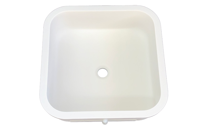 Custom Round Corner Lavatory Sinks